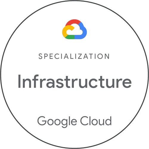 GCP infrastructure specializatio